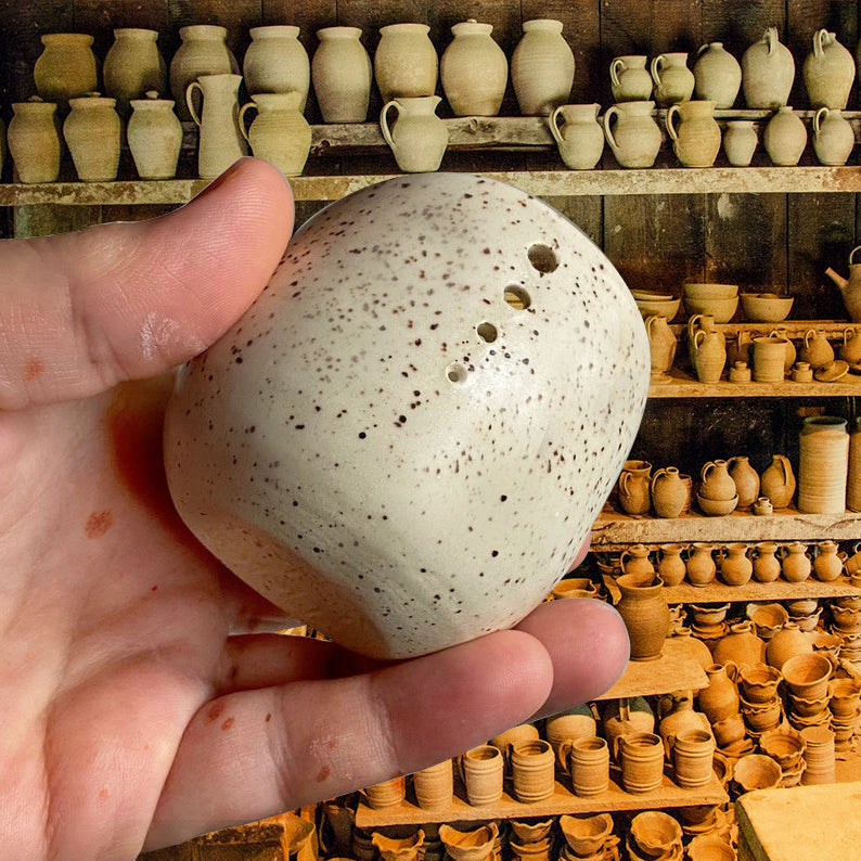 1+1 Gratis | Keramik-Kräuterstreifer – Handgefertigt mit rustikalem Design