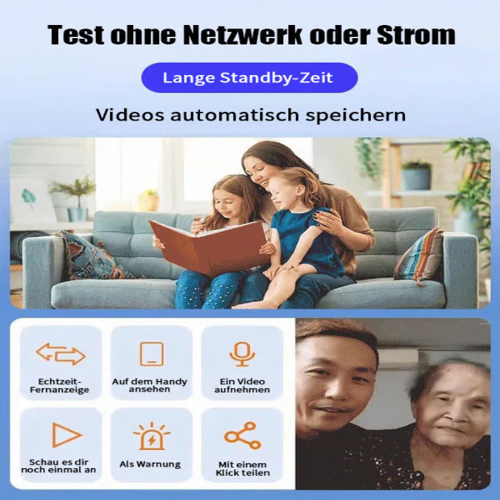 Mini Drahtlose WiFi Kamera 1080P HD | mit kostenloser 32GB Speicherkarte