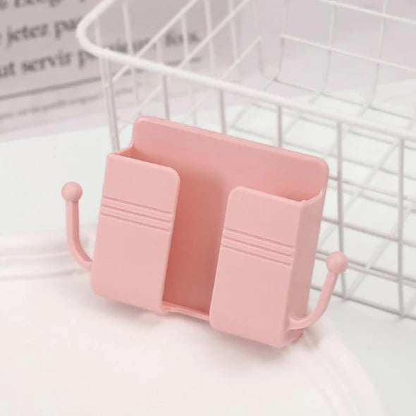 1+1 GRATIS | Wandhalterung für Handy & Fernbedienung – Praktischer 2-in-1 Organizer