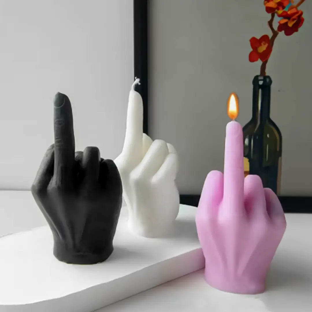 1+1 Gratis Middle Flame Humoristische Kerze