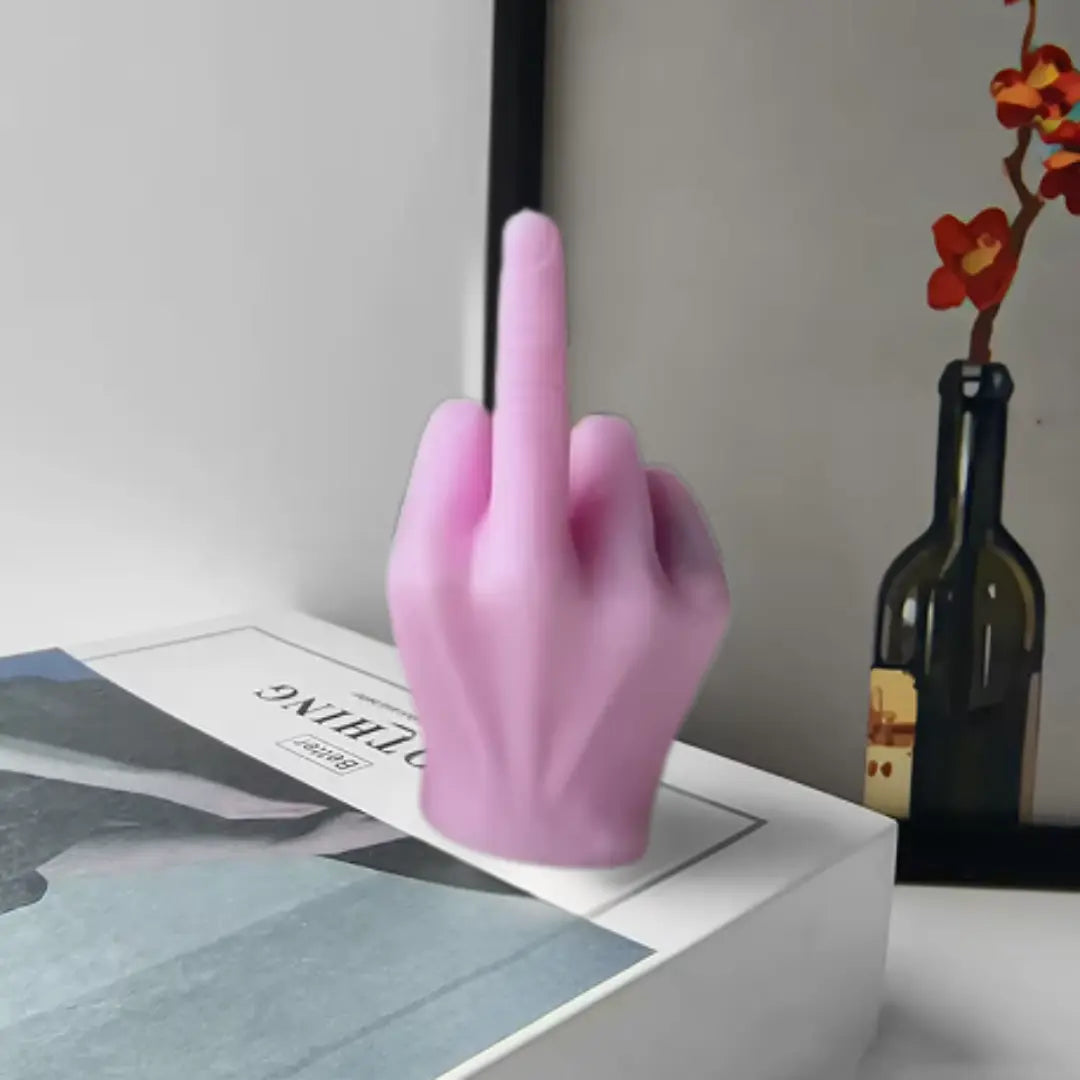 1+1 Gratis Middle Flame Humoristische Kerze