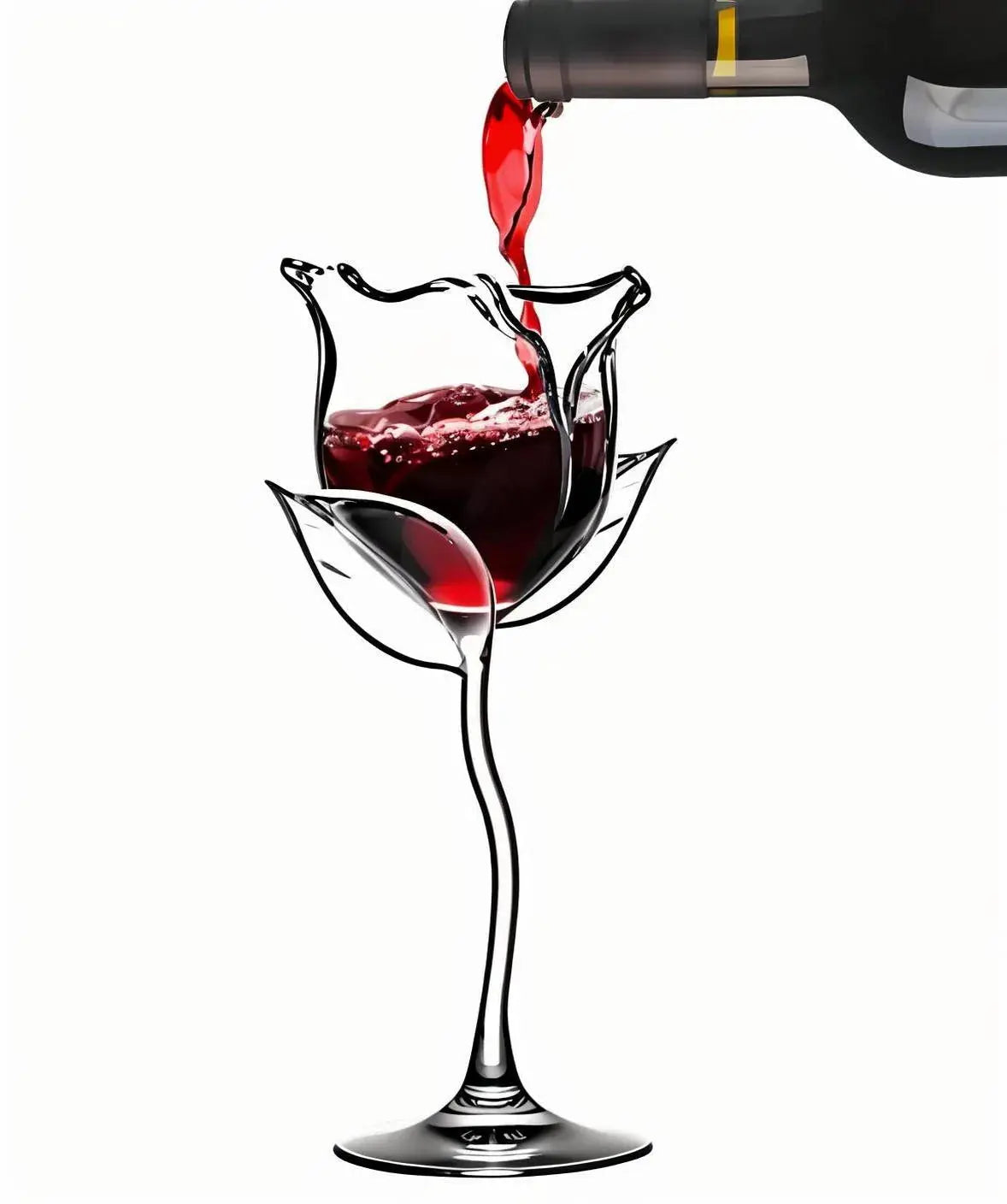 1+1 Gratis | Elegantes Rosen-Weinglas – Verleiht jedem Schluck Charme