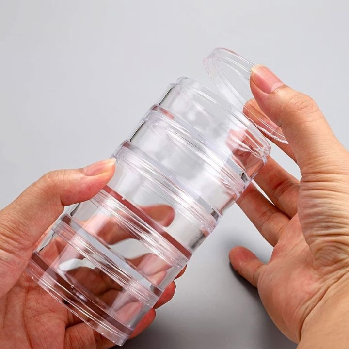 5-teilige Multifunktionale Stapelbare Behälter für Accessoires