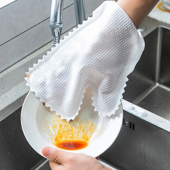 10 Stück | Waschbare Staubhandschuhe – Gründlich, sanft & wiederverwendbar