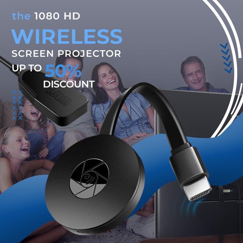 Kabelloser 1080P Screen-Projektor – Smartphone einfach mit dem Fernseher verbinden