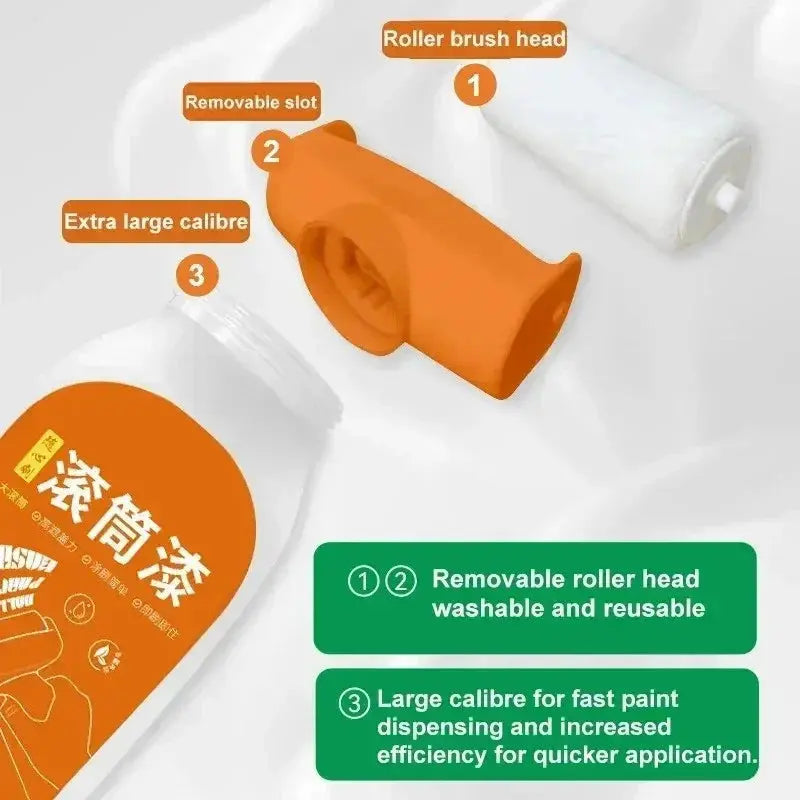 2-in-1 Wandreparatur-Roller für mühelose Ausbesserungen