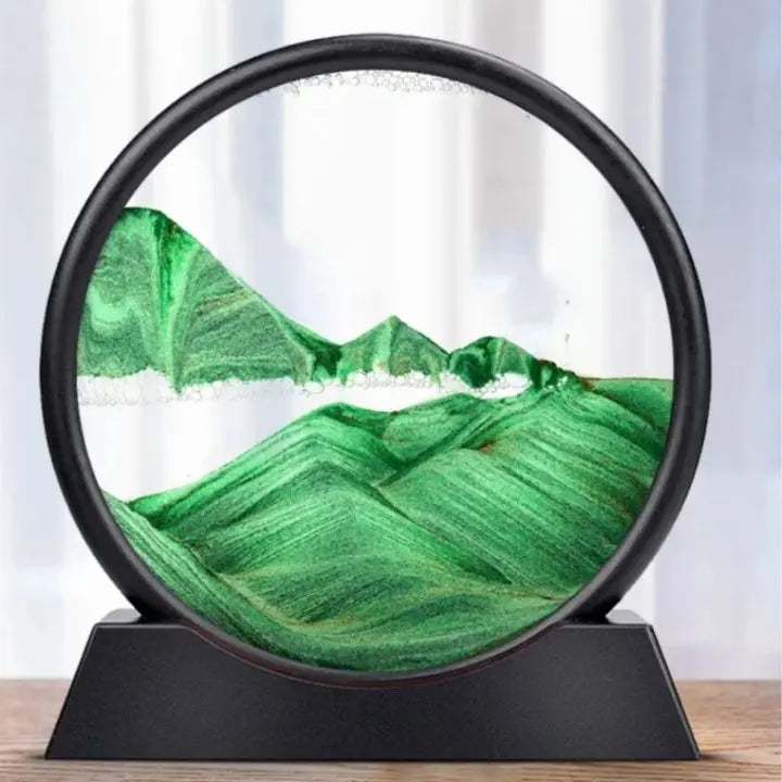 3D Sanduhr – Tiefsee-Sandkunst für Entspannung und Dekoration