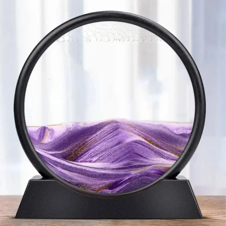 3D Sanduhr – Tiefsee-Sandkunst für Entspannung und Dekoration