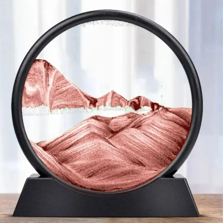 3D Sanduhr – Tiefsee-Sandkunst für Entspannung und Dekoration