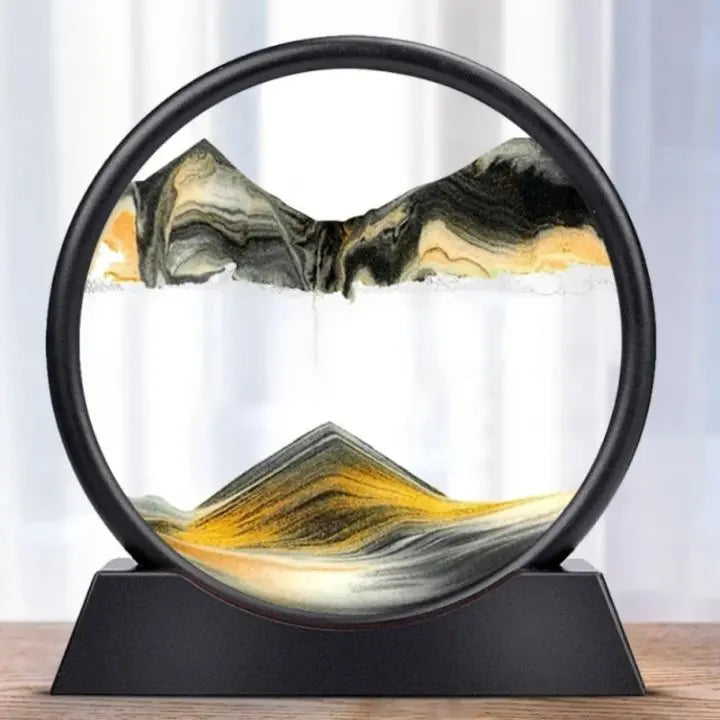 3D Sanduhr – Tiefsee-Sandkunst für Entspannung und Dekoration