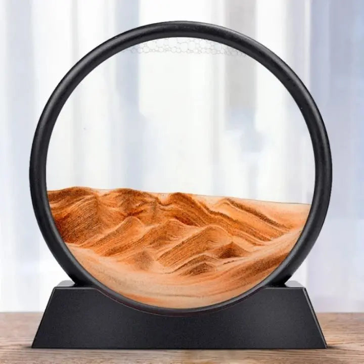 3D Sanduhr – Tiefsee-Sandkunst für Entspannung und Dekoration