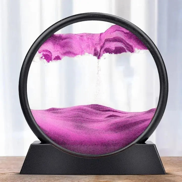 3D Sanduhr – Tiefsee-Sandkunst für Entspannung und Dekoration