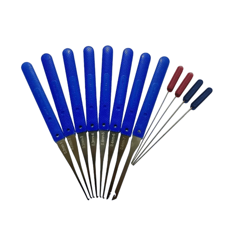 12-teiliges Schlüssel-Entfernungswerkzeug-Set – zur Entfernung abgebrochener Schlüssel aus Schlössern!