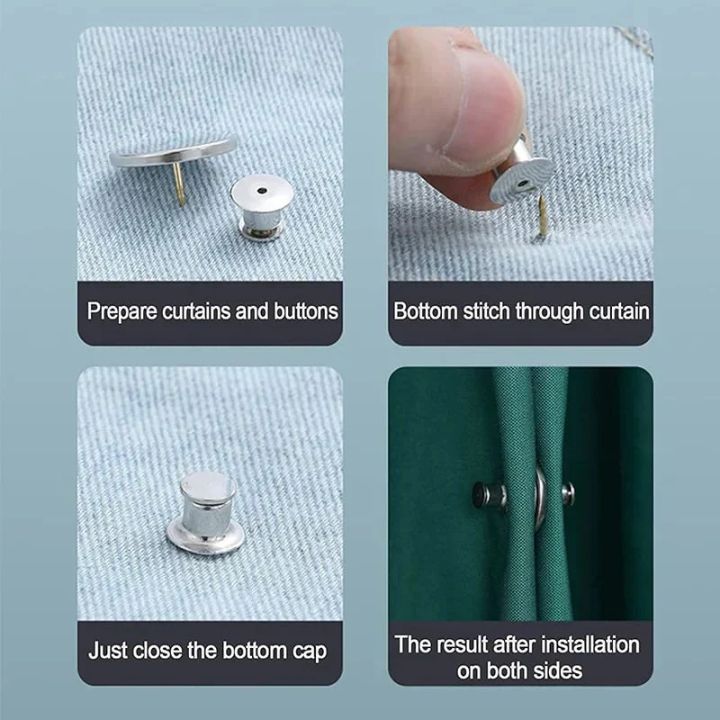 4 Stücke | Magnetischer Vorhang-Clip - Elegante Falten ohne Nähen