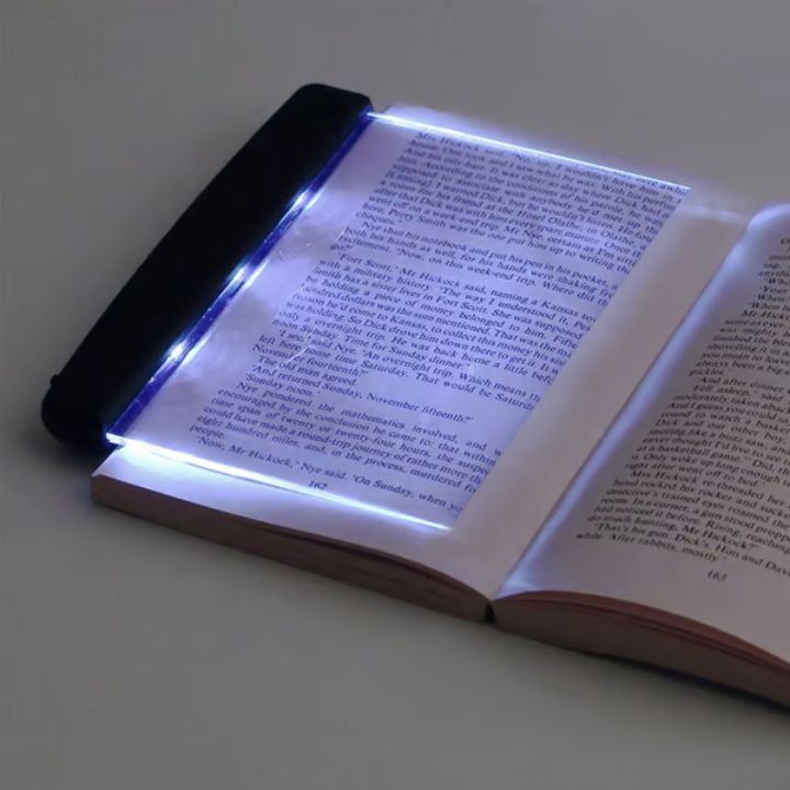 LED Leselampe Flachpanel – Nachtlicht mit 2 Helligkeitsstufen & Augenschutz