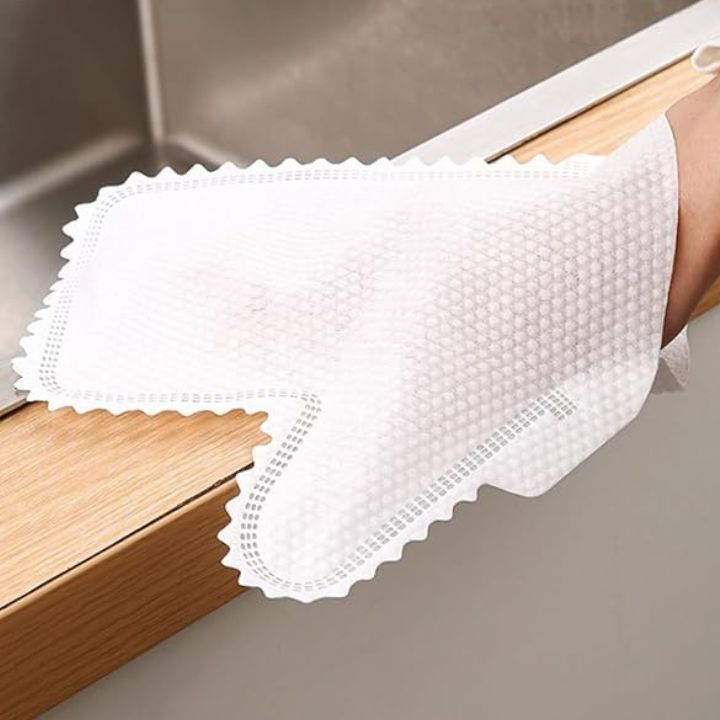 10 Stück | Waschbare Staubhandschuhe – Gründlich, sanft & wiederverwendbar