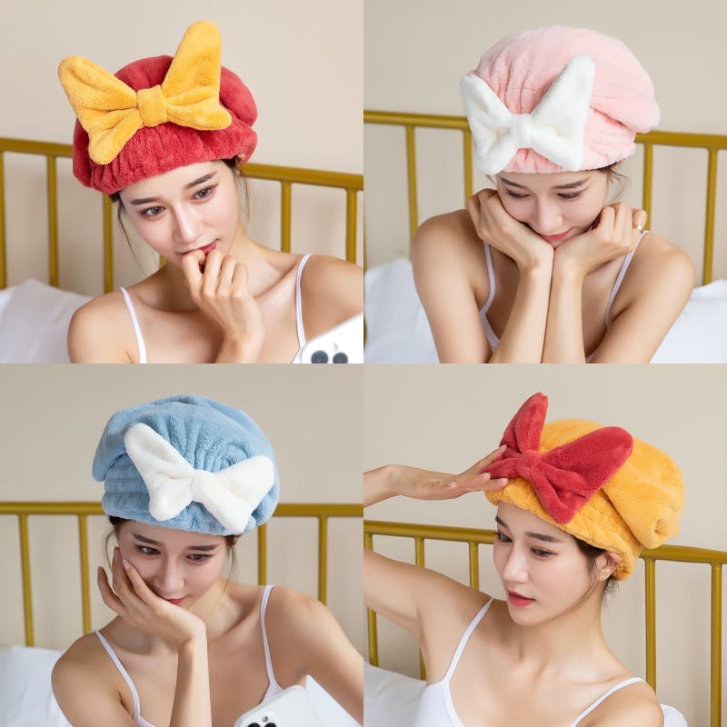 1+1 GRATIS | Super Absorbierendes Haar-Handtuch-Kap