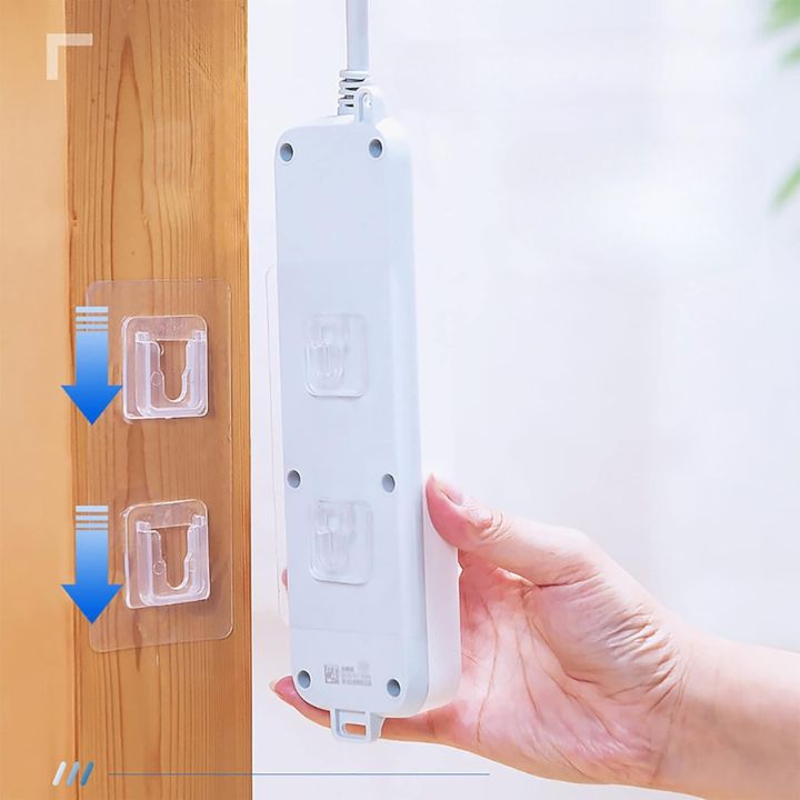 10 Paar Transparente Wandhaken – stark haftend & vielseitig einsetzbar