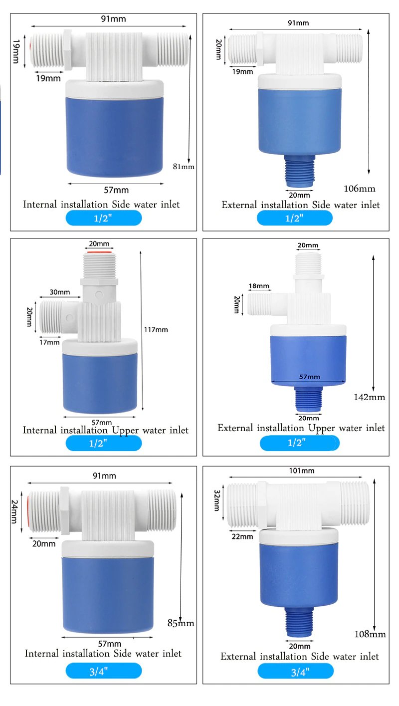 Automatisches Wasserstands-Ventil – Selbstregelndes Nachfüllsystem für Teiche & Tanks