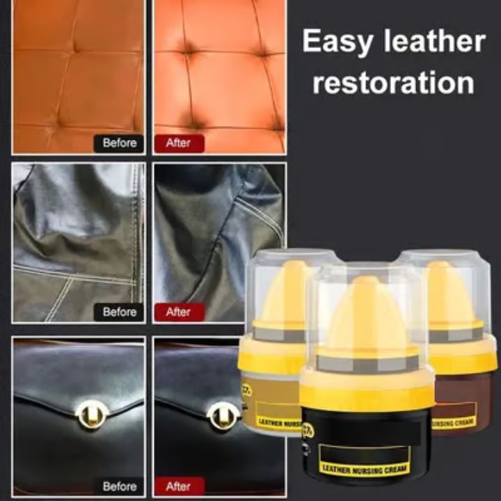 1+1 Gratis | Lederreparaturcreme – Schnelltrocknend für Risse & Kratzer