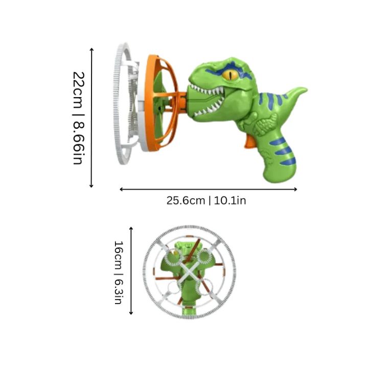Elektrische Dinosaurier-Seifenblasenpistole
