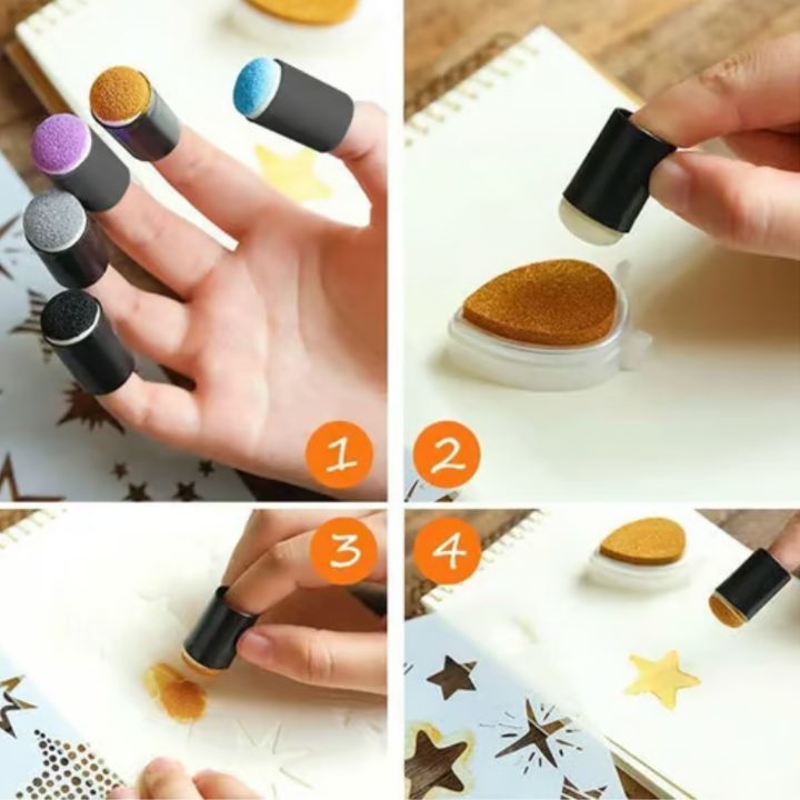 1+1 Gratis | DIY Fingerfarben-Set – Kreatives Lernspielzeug für Kinder