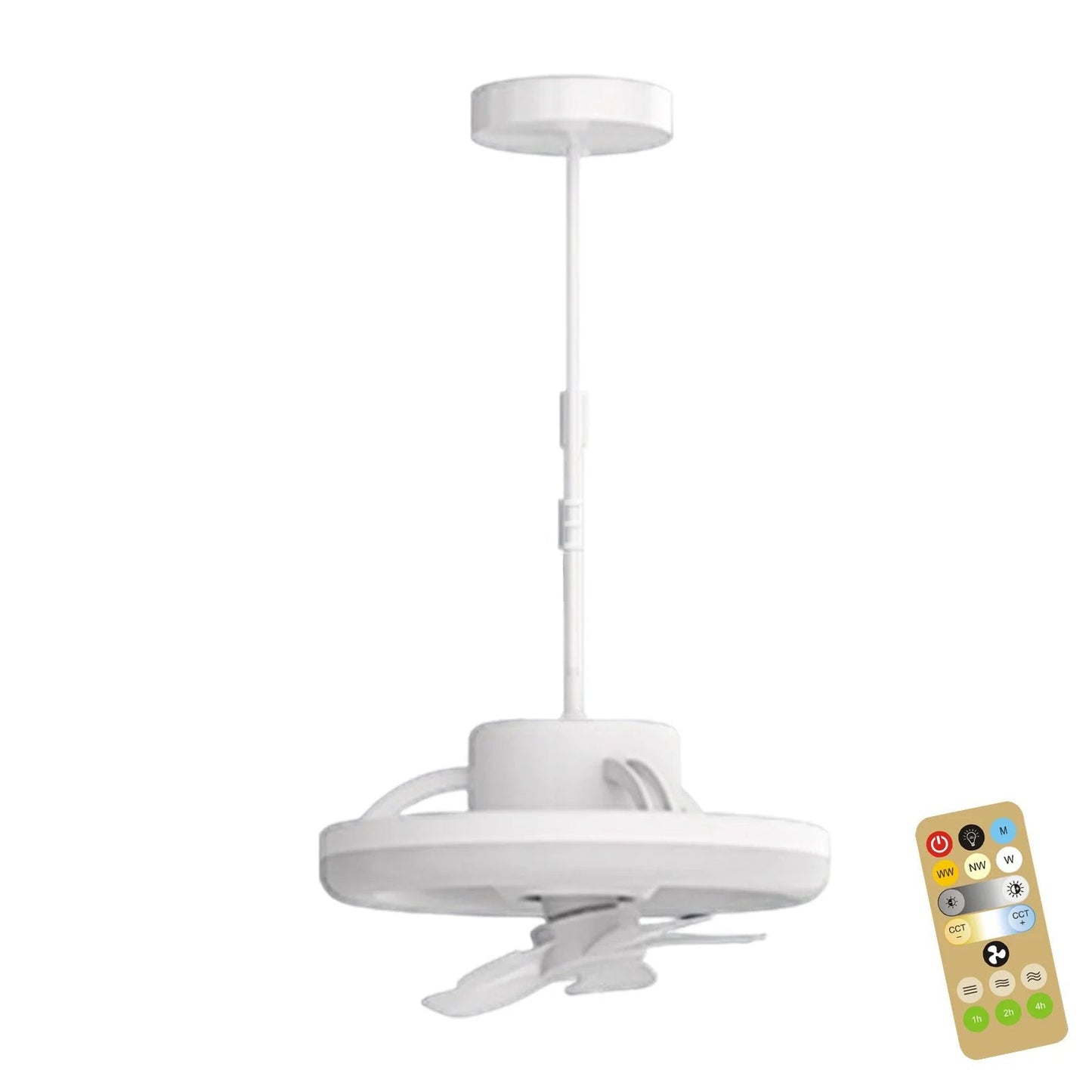 LED-Deckenventilator mit Fernbedienung – Leise & Stilvolle Kühlung