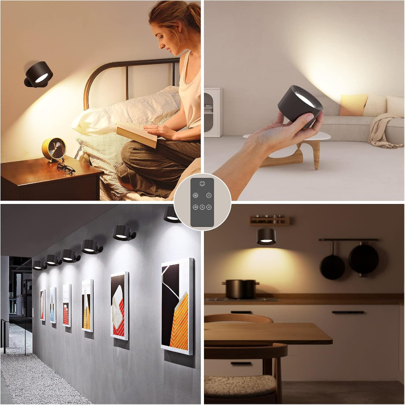 1+1 GRATIS | Rotierbare kabellose LED-Wandleuchte – Flexible, tragbare Beleuchtungslösung