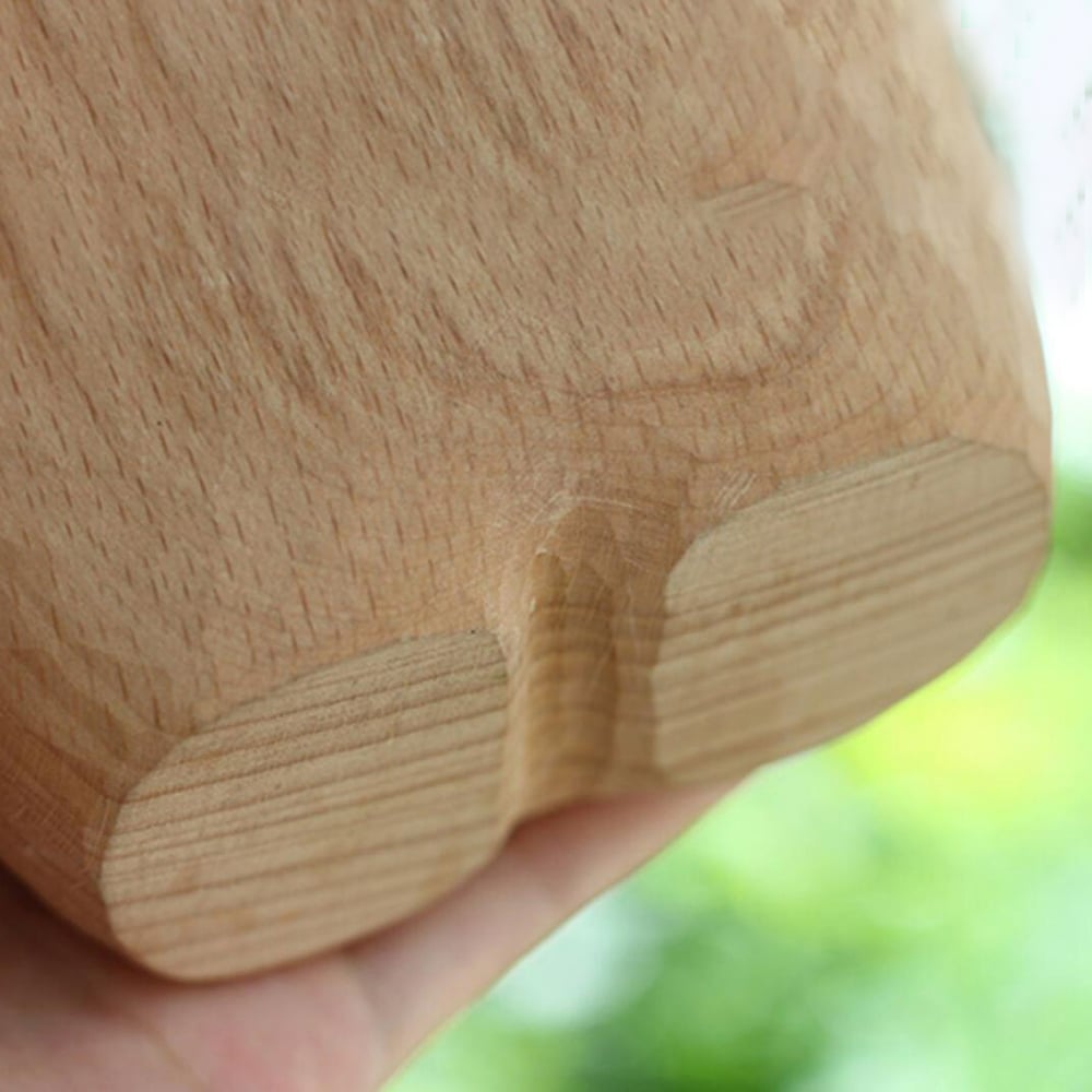 Handgefertigte Katzenvase aus Holz – Einzigartige & Umweltfreundliche Deko