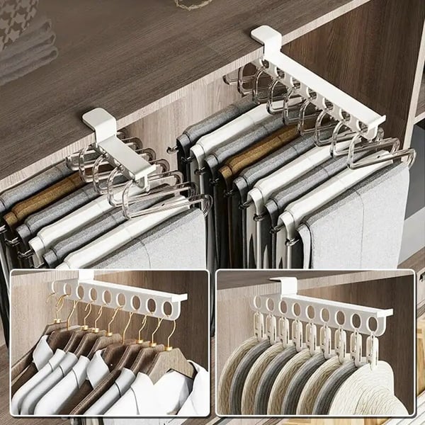 Ausziehbarer Hosenhalter für Kleiderschränke – 1 kaufen, 1 gratis sichern!