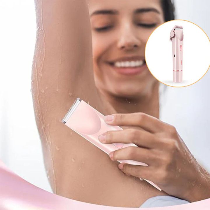 2-in-1 Damen-Trimmer – Sanft & präzise für Gesicht & Körper