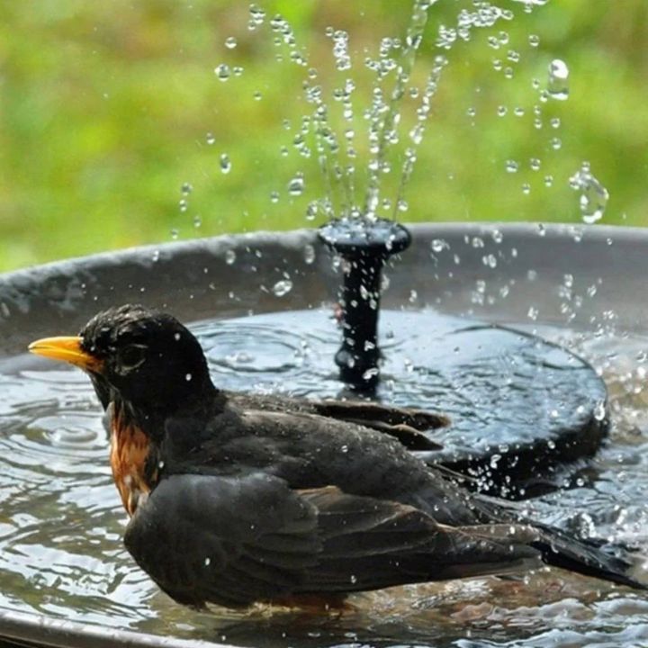 Solarbetriebener Schwimmender Gartenbrunnen