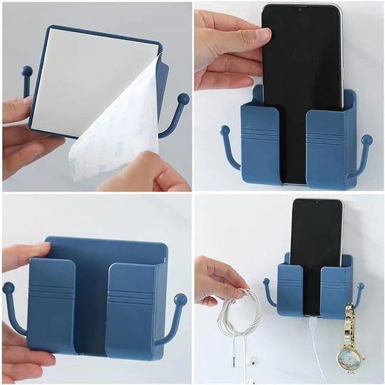 1+1 GRATIS | Wandhalterung für Handy & Fernbedienung – Praktischer 2-in-1 Organizer