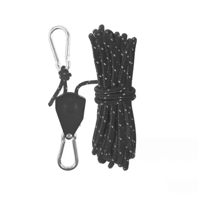 1+1 GRATIS | Winddichtes Outdoor-Seil – 5 m Reflektierendes Nylon mit Karabiner
