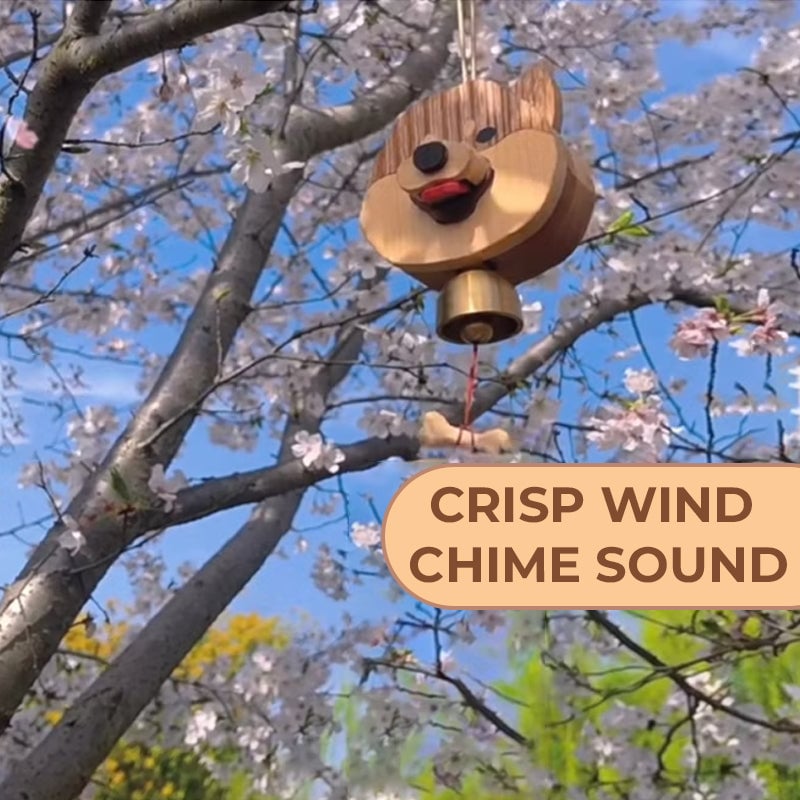 Holzglockenspiel Türglocke Shiba Inu – Niedlicher & Willkommener Charme