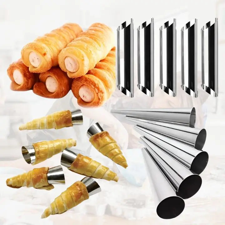CannoliTreats™ Meisterhaftes Cannoli-Form-Set für Zuhause!