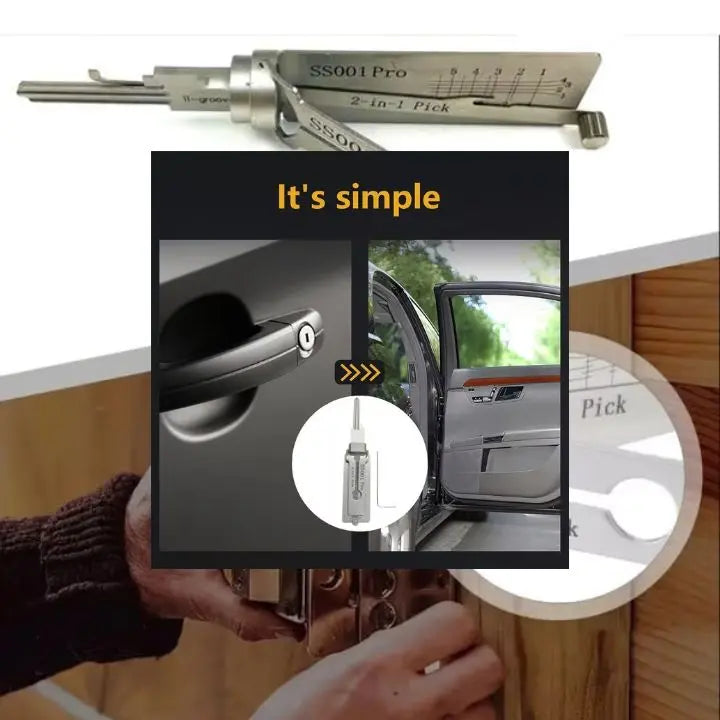 Edelstahl Hauptschlüssel-Decoder