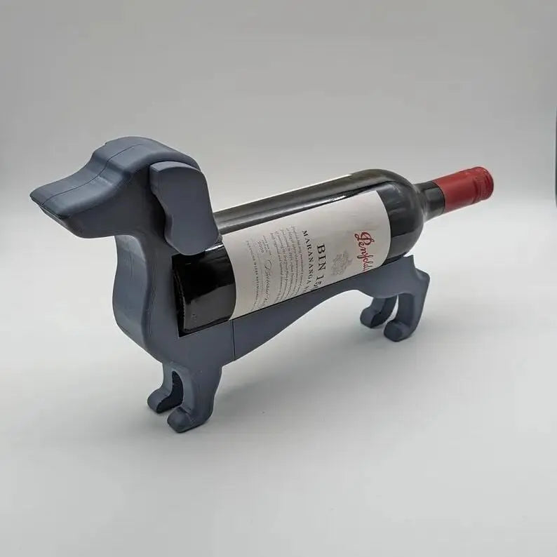 Einzigartiger Dachshund-Weinflaschenhalter – Ideal für Weinliebhaber