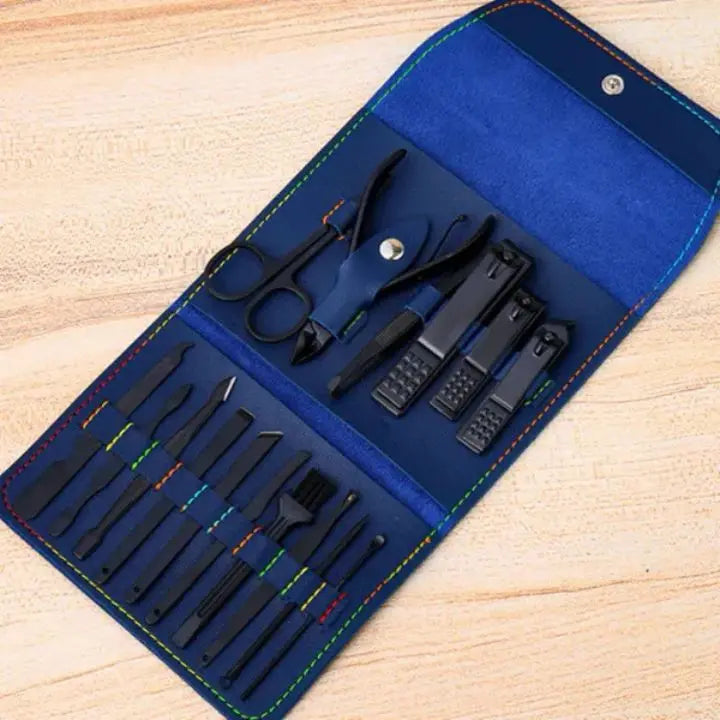 Faltbares Edelstahl-Nagelknipser-16-teiliges Set