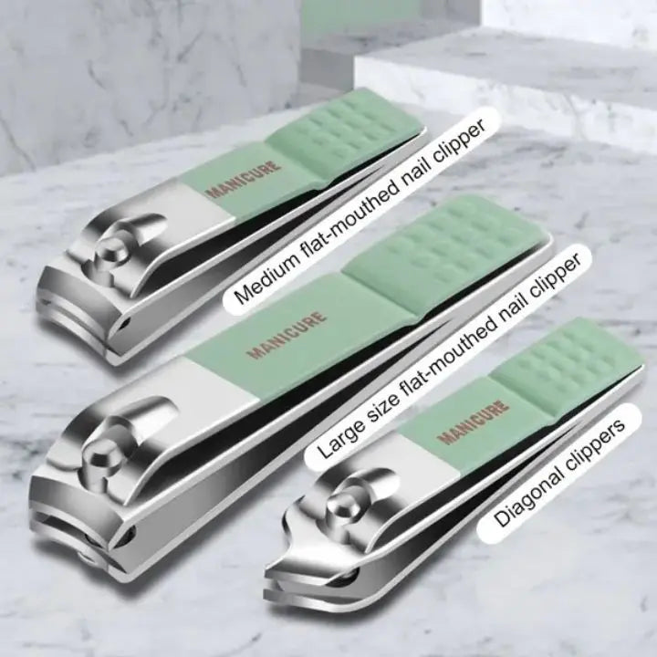 Faltbares Edelstahl-Nagelknipser-16-teiliges Set