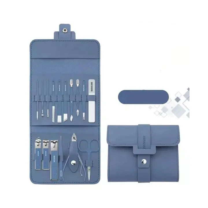 Faltbares Edelstahl-Nagelknipser-16-teiliges Set