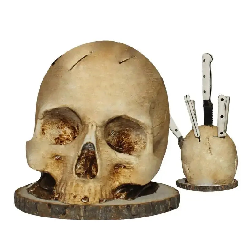 Gothic Totenkopf Messerhalter