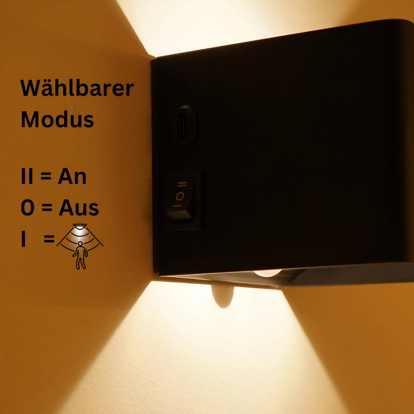 Kabellose Luxus-Wandleuchte