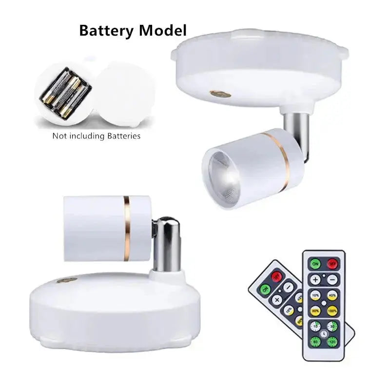 1+1 Gratis | Kabelloser LED-Strahler – Flexibel, Dimmbar, Stilvoll