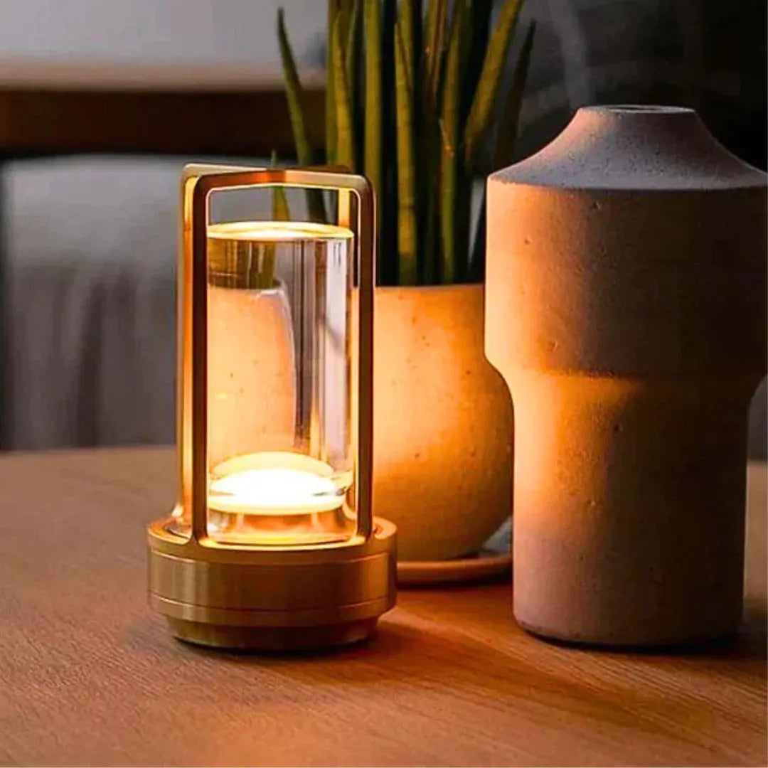 Kristall-Laternenlampe