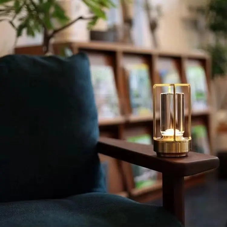 Kristall-Laternenlampe