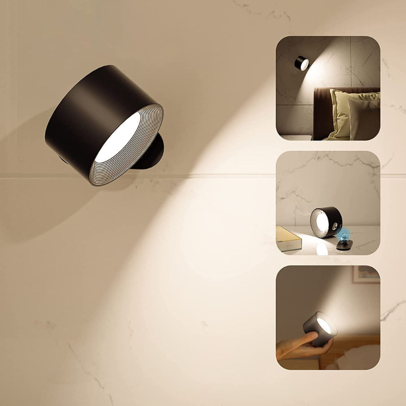 1+1 GRATIS | Rotierbare kabellose LED-Wandleuchte – Flexible, tragbare Beleuchtungslösung