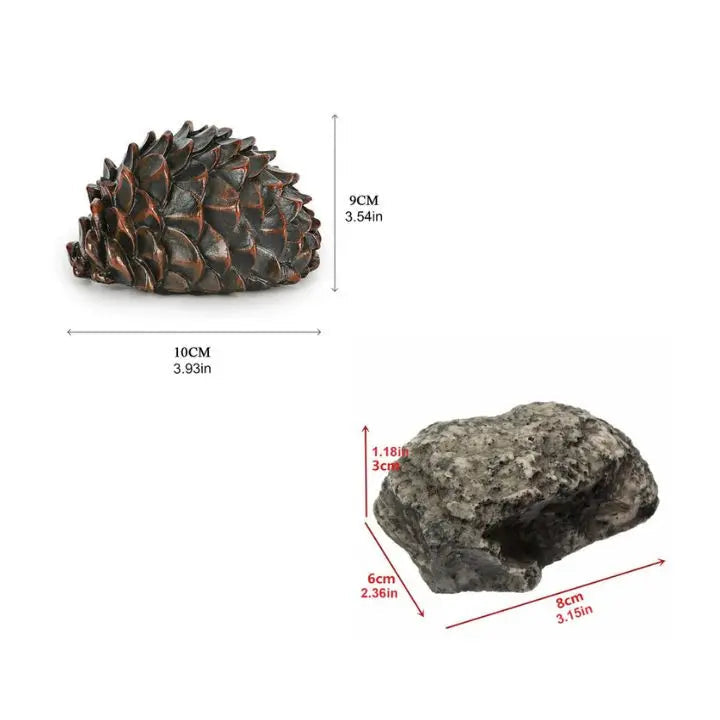 Schlüsselversteck in kreativer Steinform