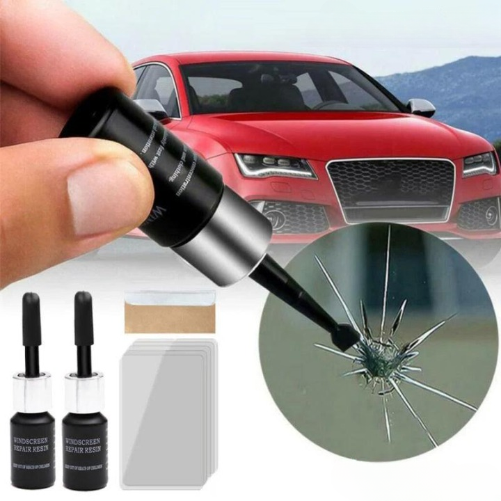 1+1 GRATIS | Glas-Reparaturset – Stellen Sie Glasoberflächen in perfekte Klarheit wieder her
