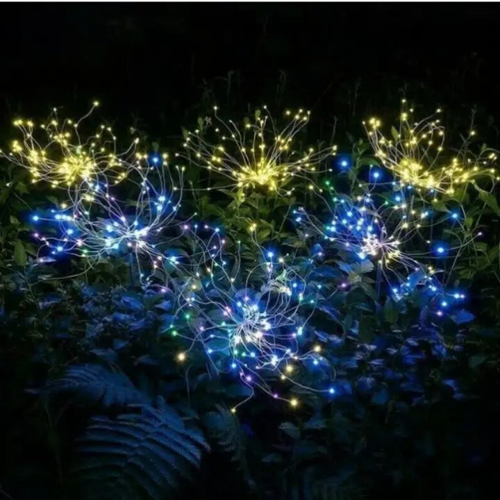 Wasserdichte Solar-Garten-Feuerwerkslampe - 90 LEDs